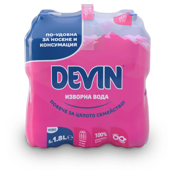 Вода DEVIN изворна мултипак 6x