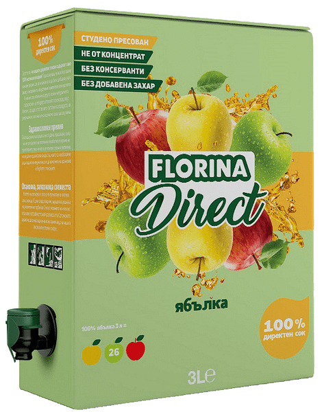 Сок FLORINA ябълка