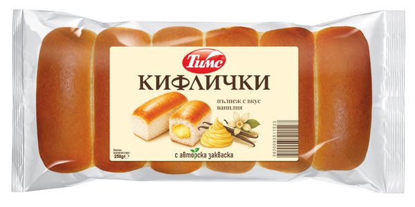 Кифлички с пълнеж ванилия
