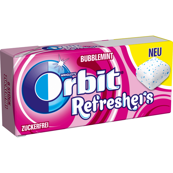 Дъвки ORBIT REFRESHERS Bubblemint без захар 8 6р.