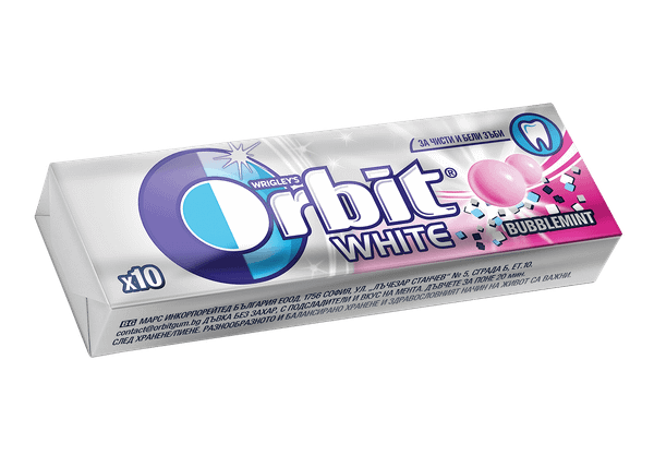 Дъвки ORBIT white bubblemint