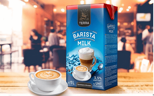 Прясно мляко Terra Barista UHT 3.5%