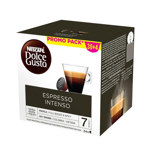 Кафе капсули NESCAFE DOLCE GUSTO Espresso Intenso 30+