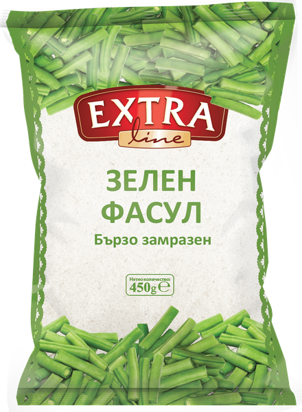 Замразен зелен фасул EXTRA LINE