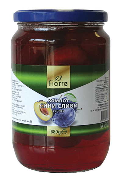 Компот FIORRE от сини сливи