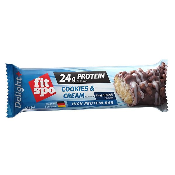 Протеинов бар FIT SPO Delight Cookies & Cream 37% protein