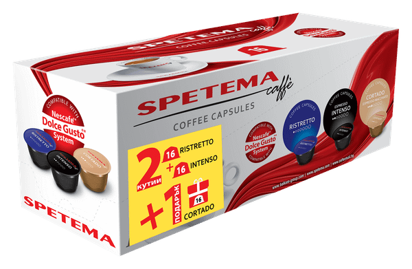 Кафе капсули SPETEMA Dolce Gusto 3* микс
