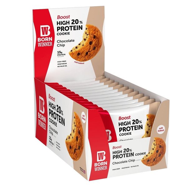 Протеинова бисквита BW Chocolate Chip 20% protein с фибри