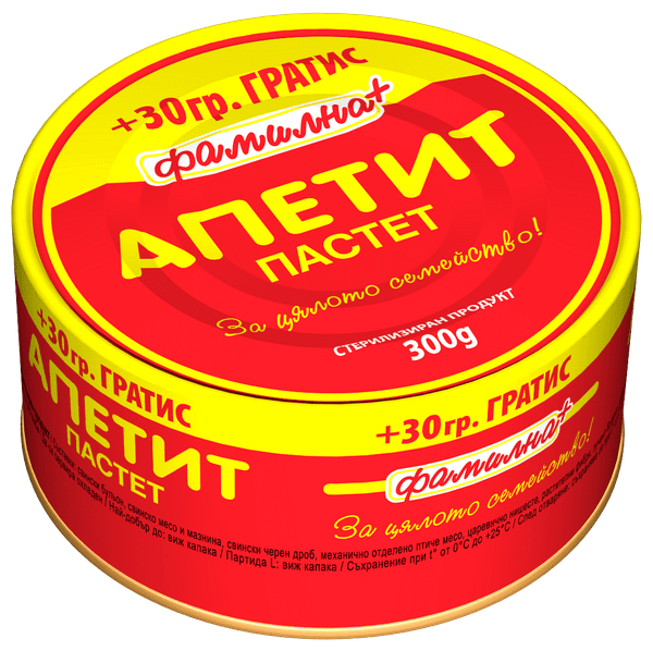 Пастет АПЕТИТ фамилна