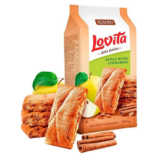 Бисквити LOVITA с ябълка и канела