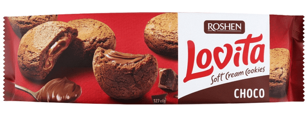 Бисквити LOVITA Soft Cream Choco