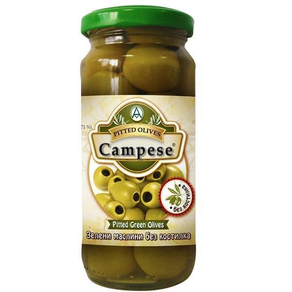 Маслини Campese зелени без костилка
