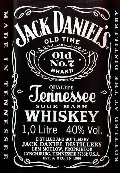 Уиски JACK DANIEL'S 40% алк.