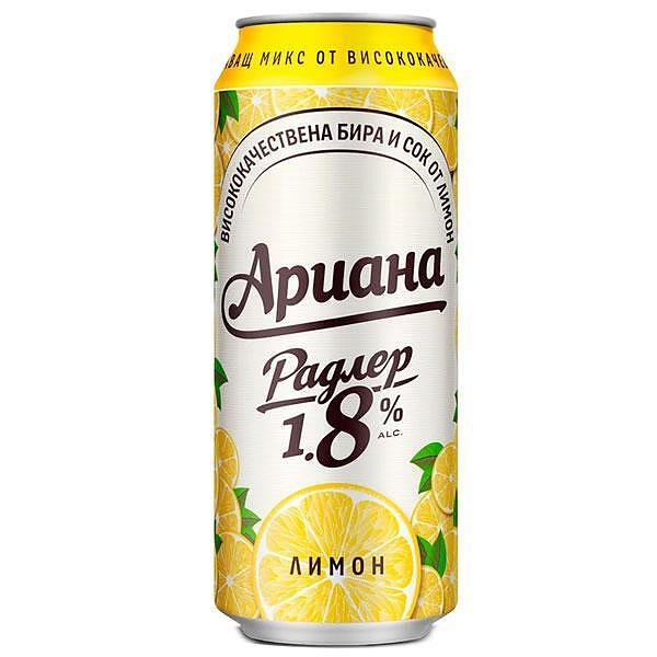 Бира АРИАНА Радлер лимон 1.8% алк.
