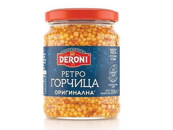 Горчица ДЕРОНИ ретро