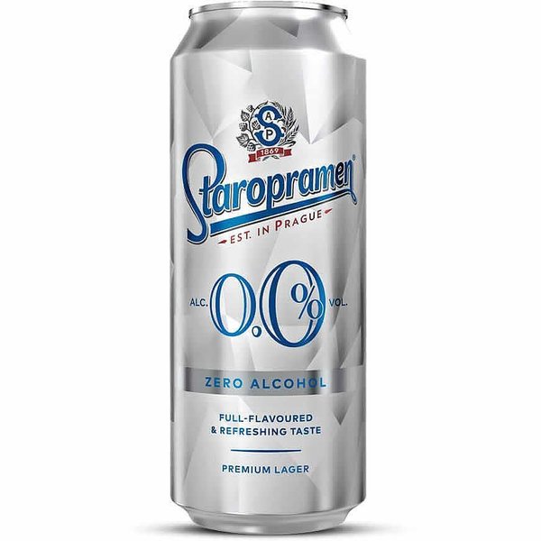 Бира STAROPRAMEN 0% алк.
