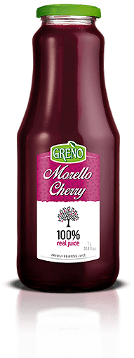 Сок GRENO вишна-череша 100% стъкл.бут.