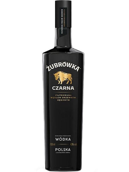 Водка ZUBROWKA черна 40% алк.