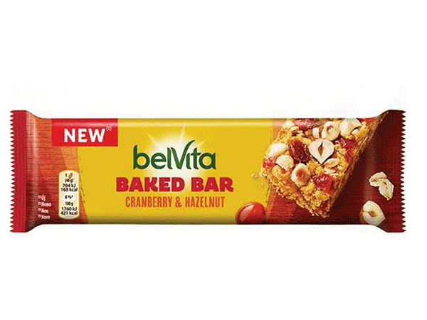 Бисквита BELVITA червени боровинки и лешници