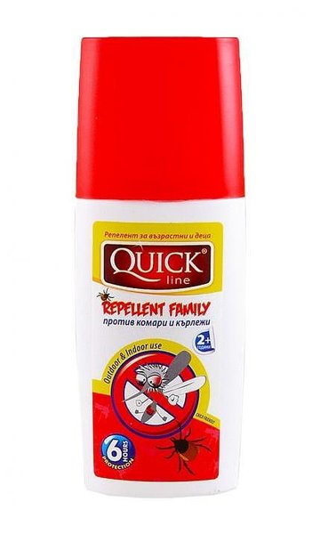 Репелент QUICK LINE Family 100 мл.