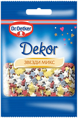 Захарни звезди DR OETKER микс