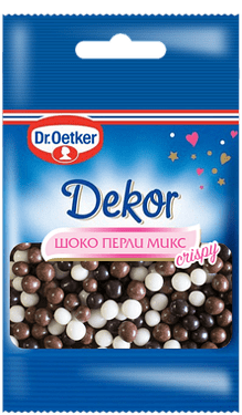 Захарни шоко перли DR OETKER микс