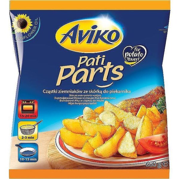 Замрaзени пикантни картофи AVIKO с кожа