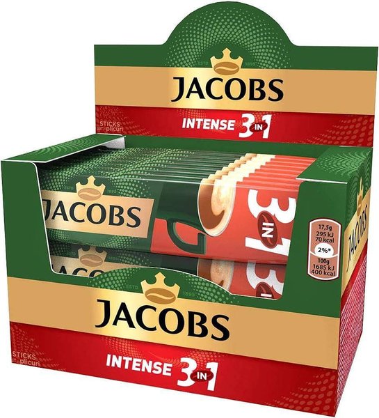 Разтворимо кафе JACOBS 3in1 Intense