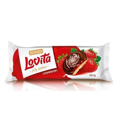 Бисквита LOVITA желирана ягода