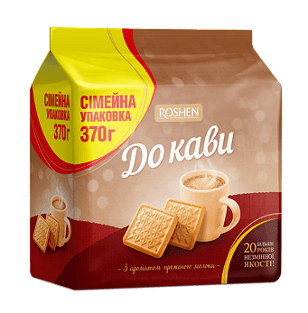 Бисквити ROSHEN До Кави аромат на мляко