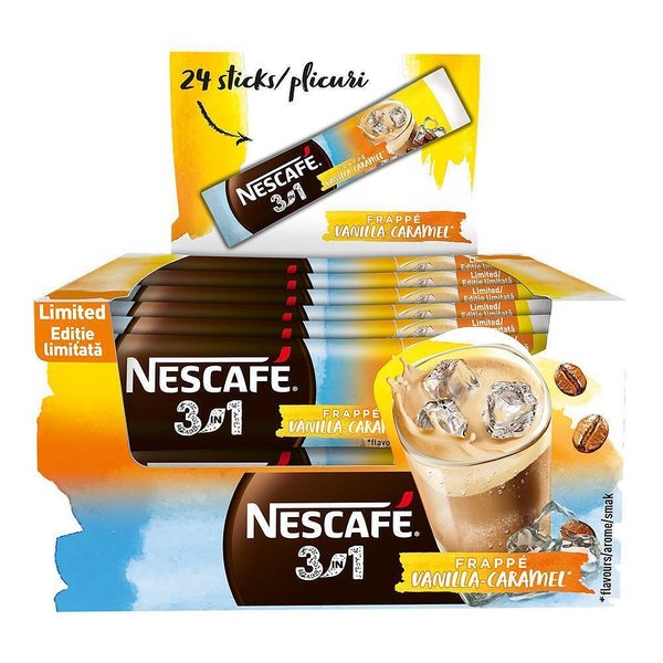 Разтворимо кафе NESCAFE 3в1 Frappe Vanilla-Caramel