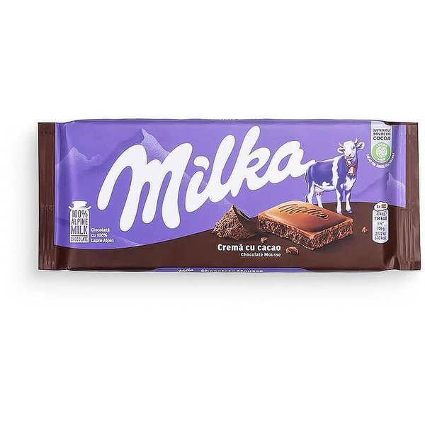 Шоколад MILKA с шоколадов мус