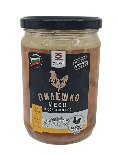 Пилешко месо в собствен сос