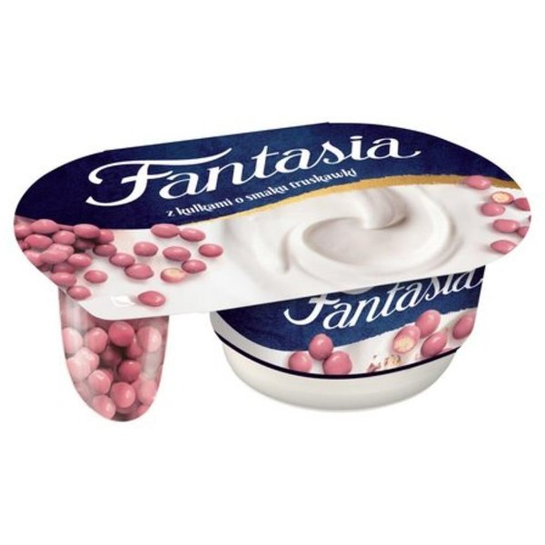 Йогурт FANTASIA ягодови топчета