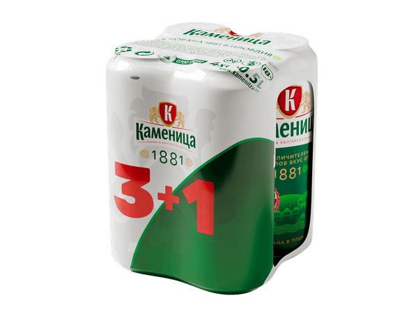 Бира KAMENITZA мултипак 3+1 бр.