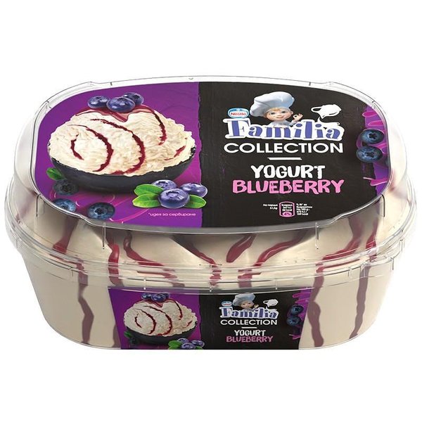 Сладолед FAMILIA COLLECTION Yogurt & Blueberry