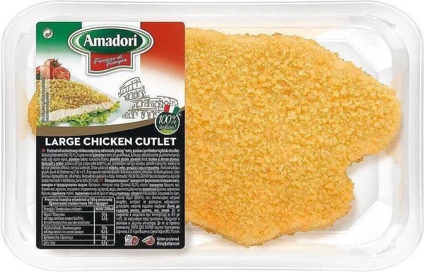 Паниран пилешки шницел Amadori