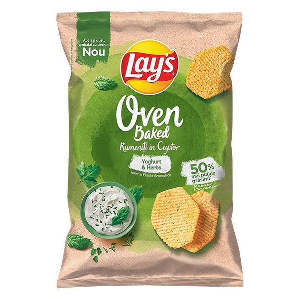 Чипс LAY'S печен с йогурт и билки