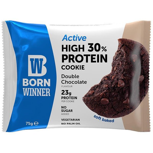 Протеинова бисквита Born Winner Active двоен шоколад