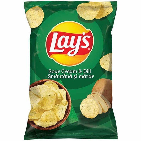 Чипс LAY'S със сметана и копър