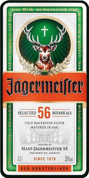 Ликьор JAGERMEISTER 35% алк.