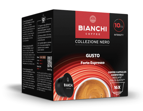 Кафе капсули BIANCHI Collezione Nero Gusto Forte Espresso