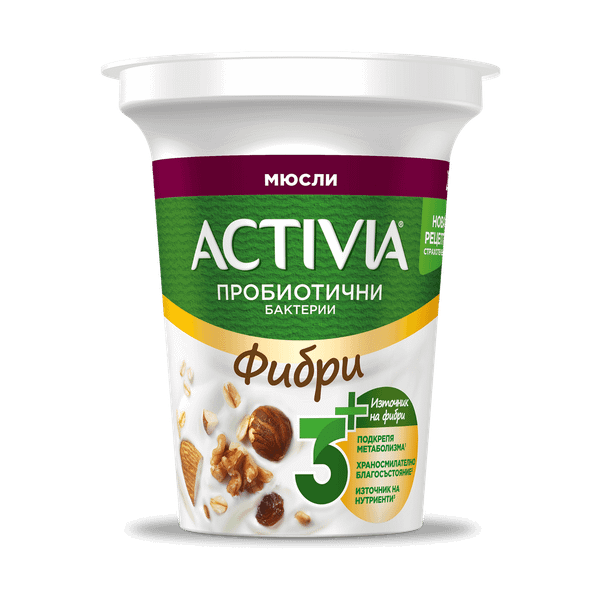 ACTIVIA фибри 3+ с мюсли