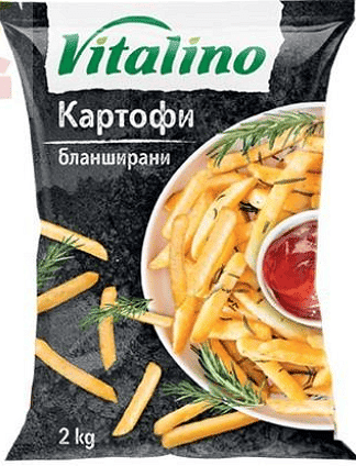 Замразени бланширани картофи VITALINO