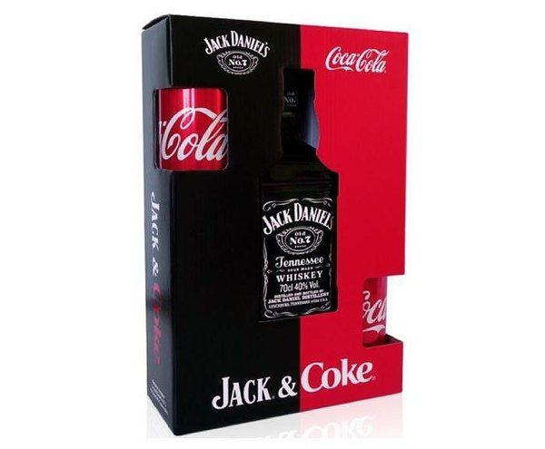 Уиски JACK DANIEL'S 40% алк. 700 мл + Coca-Cola