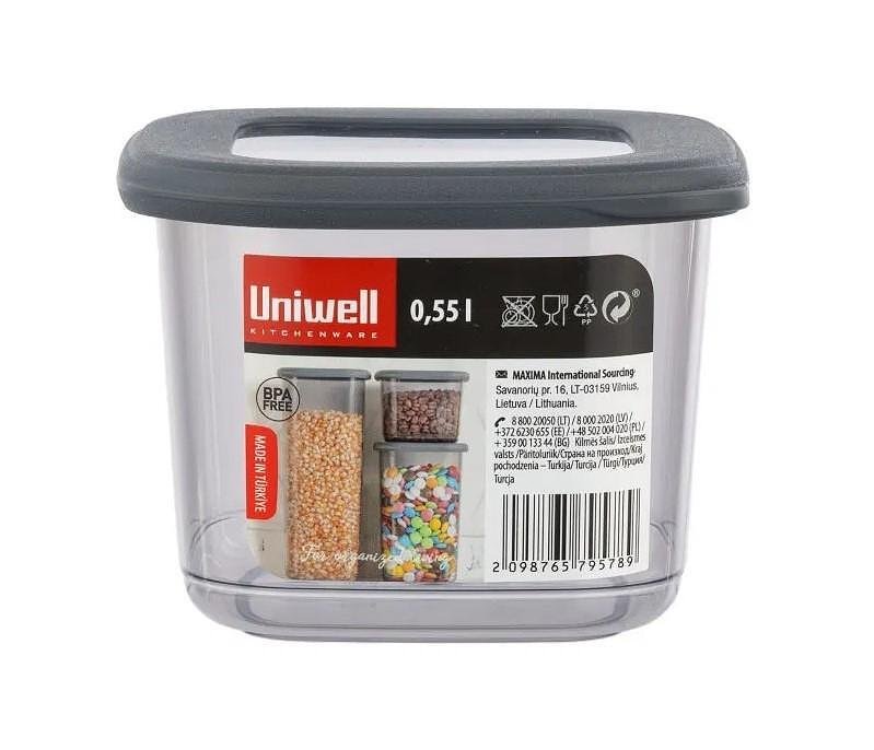 Контейнер за насипни продукти UNIWELL 550 мл