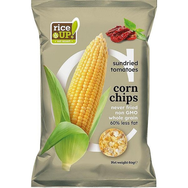 Царевичен чипс RICE UP сушен домат