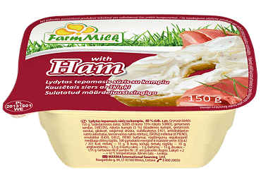 Топено сирене FARM MILK шунка за мазане