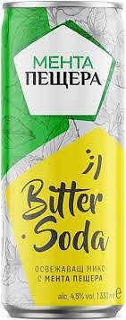Алкохолна напитка Мента Пещера Bitter Soda 4.5% алк.