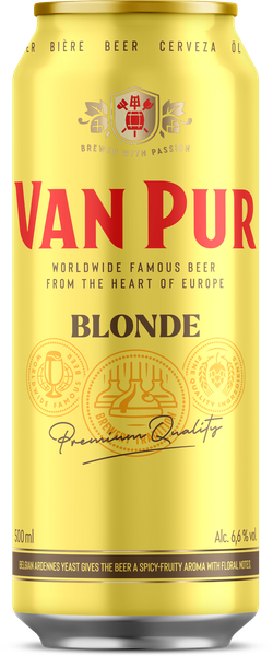 Бира VAN PUR Blonde 6.6% алк.